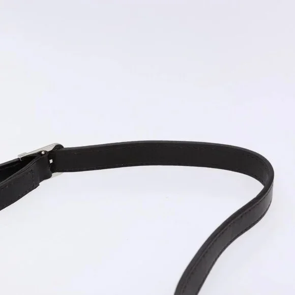 BURBERRY Nova Check Shoulder Bag Canvas Beige Silver Auth 1 - Picture 7 of 16